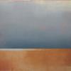 a low sky in winter 
38" x 50"
oil, mm, aluminum leaf on marble ground